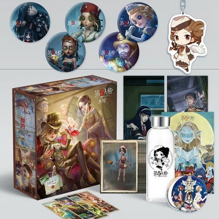 Hộp quà tặng IDENTITY V anime có bookmark poster postcard huy hiệu ảnh thẻ ảnh dán xinh xắn giftbox