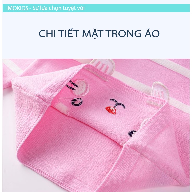 Áo len bé gái 07-18kg áo khoác trẻ em Quảng Châu chất len đẹp mẫu thỏ tim dễ thương len chui đầu cho bé mùa thu đông