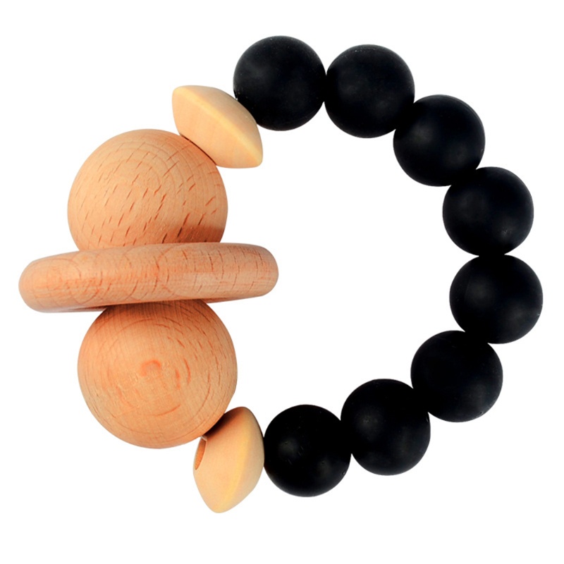 Vòng Chuỗi Hạt Silicone 12 Màu Dành Cho Bé Mọc Răng