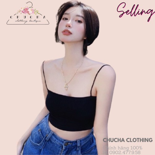 Free ship-Áo hai đây sợi bún cơ bản chất borip gân cho Mùa hè
