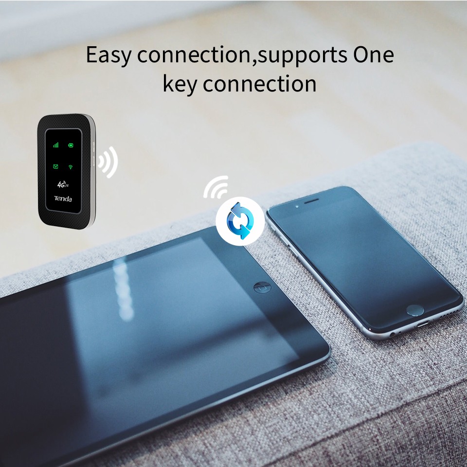 Bộ phát wifi di động 4G Tenda 4G180 Chuẩn 150Mbps - Chính Hãng Tenda