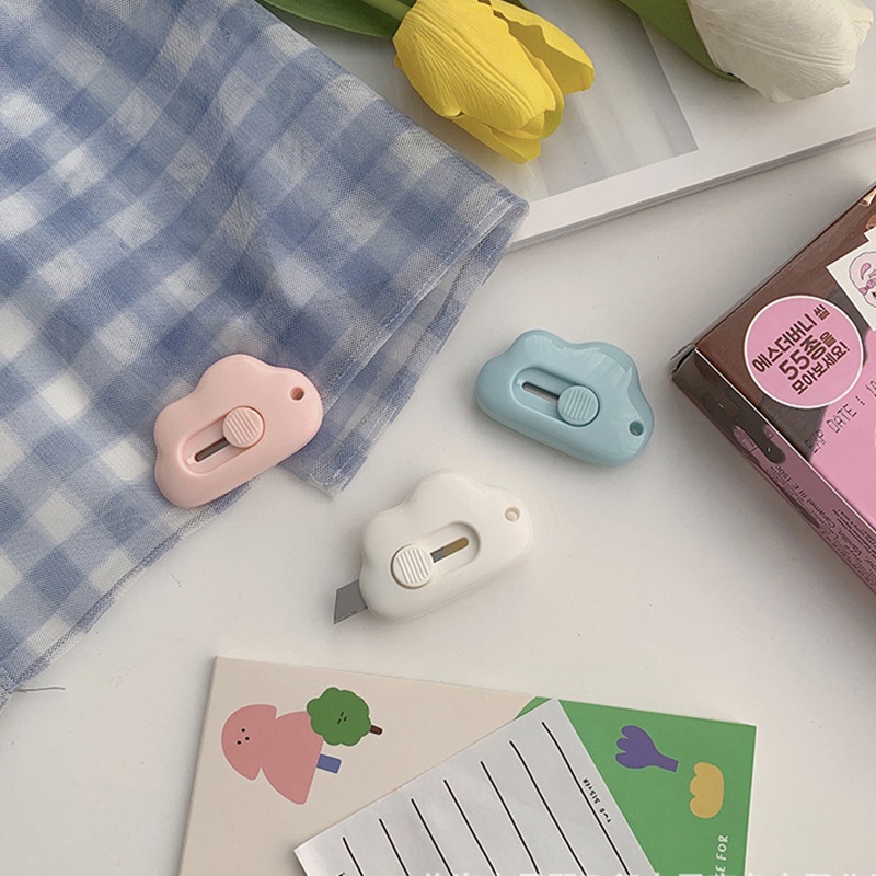 Dao cắt giấy cầm tay hình đám mây dễ thương