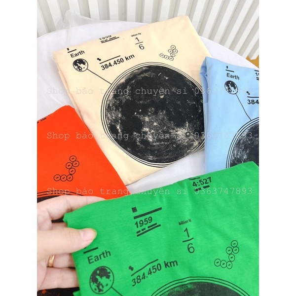 Áo Phông MOON Cổ Tròn Tay Lỡ Dáng Rộng Freesize Nam Nữ Kiểu Dáng Unisex Năng Động Trẻ Trung Basic | BigBuy360 - bigbuy360.vn