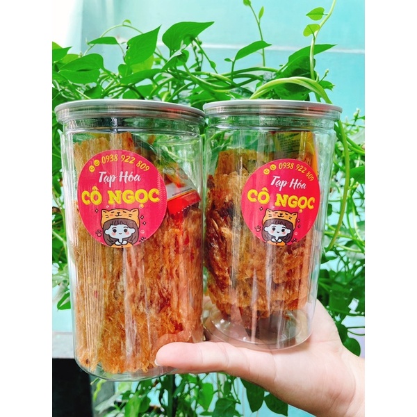 Khô mực cán tẩm gia vị 1 hũ 250gr (giao nhanh HCM)