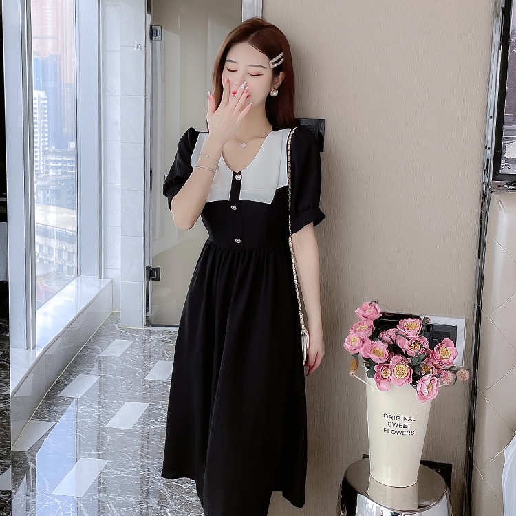 Đầm Thời Trang retro Thanh Lịch Cao Cấp Kiểu Hàn Quốc