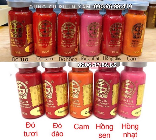 Mực phun xăm Berlin của Đức 10ml