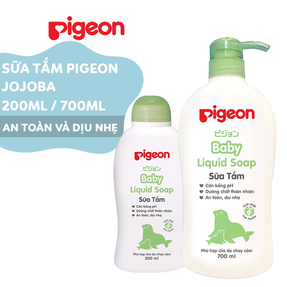 Sữa tắm dịu nhẹ Jojoba Pigeon 200ml/700ml