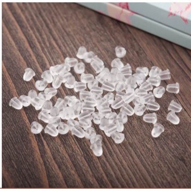 Chốt khuyên tai silicon- siêu rẻ