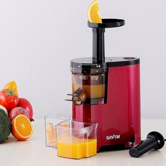 MÁY ÉP CHẬM SAVTM JE07 - MÁY ÉP TRÁI CÂY SIÊU SẠCH [siêu rẻ]