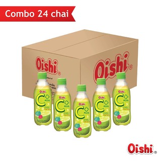 THÙNG 24 chai NƯỚC Oishi SODA CHANH C Plus 350ml