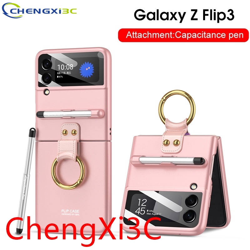 Bút cảm ứng giá rẻ Ốp Lưng Silicone Cho Samsung Galaxy Z Flip 3 Stylus, Flip 3 Stylus ZFlip4 Flip 4 F7000 F7070 F7110 F7210