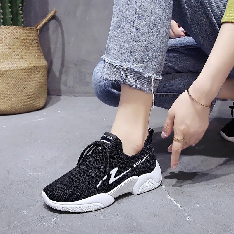 Giày sneaker nữ kiểu dáng thể thao mới nhất SOPE, Hot Trend (Ảnh thật)