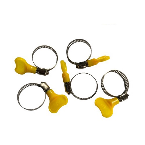 Đai siết cổ dê inox có tay vặn size 6-12mm, 12-16mm, 13-19mm và 18-35mm sử dụng để kẹp siết ống dây mềm PU tiện dụng
