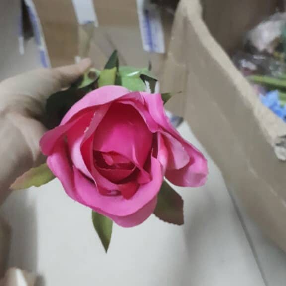 hoa giả - hoa hồng lụa cao cấp