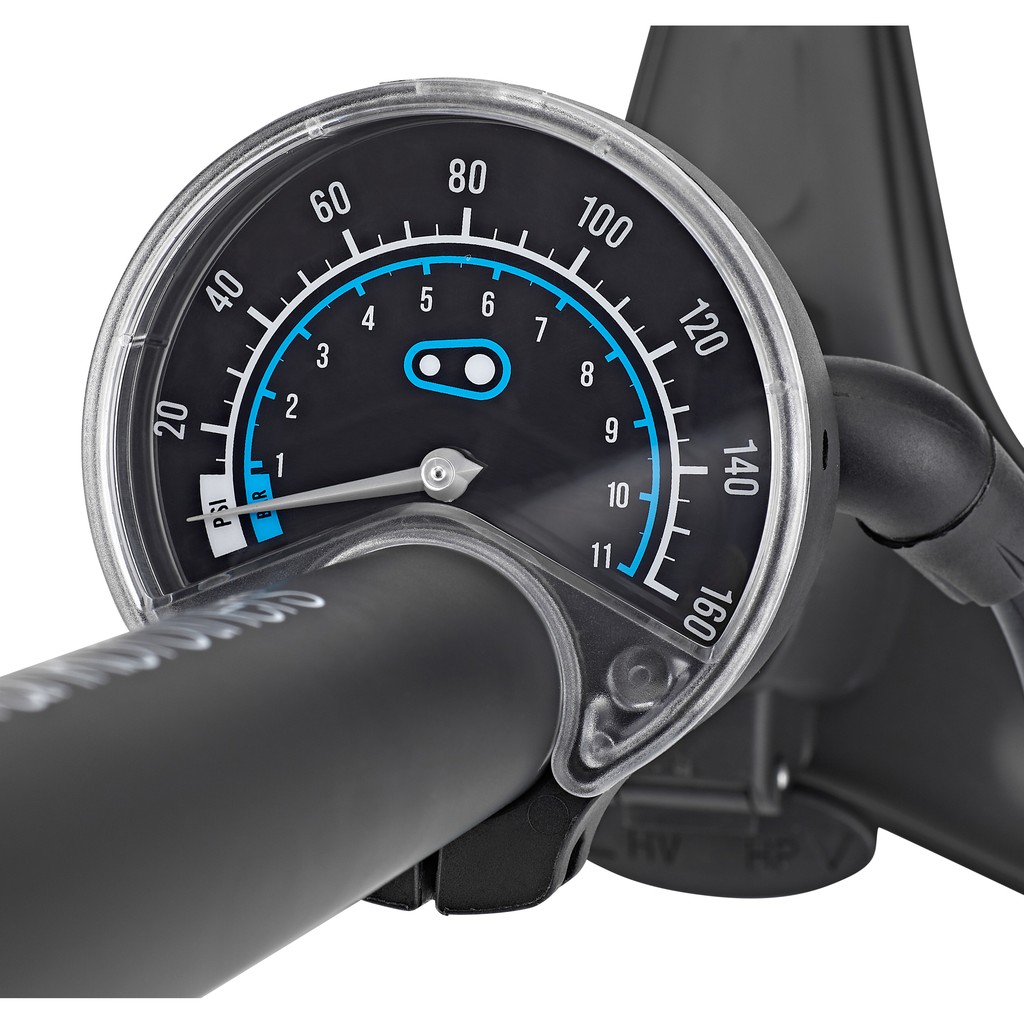 Bơm xe đạp xe máy tích hợp 2 chế độ bơm áp suất cao &amp; thể tích lớn Crankbrothers Gem Floor pump