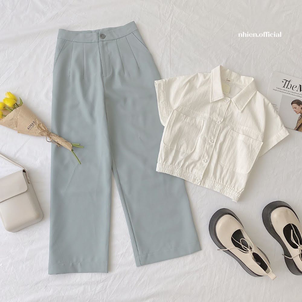 Quần tây công sở nữ nhiennhienvintage AQ237