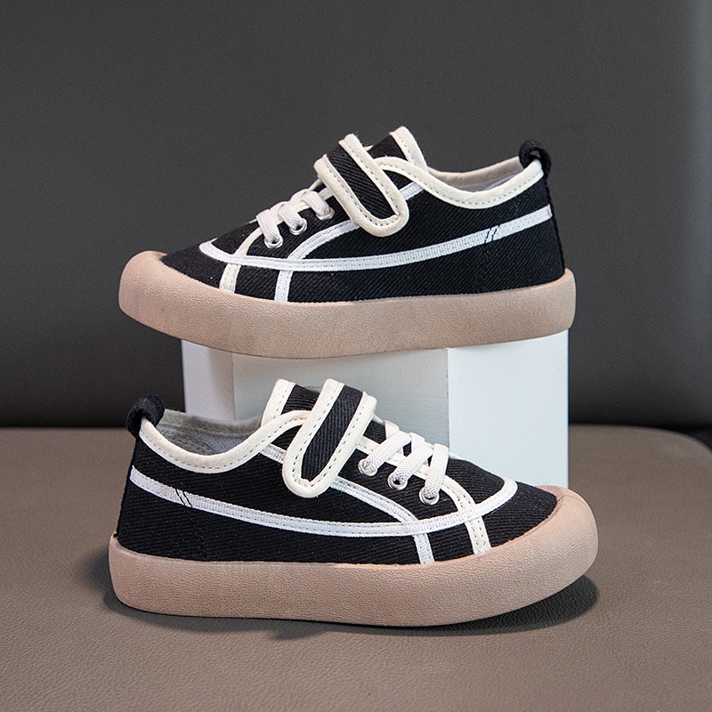 Giày Thể Thao Vải Canvas Đế Mềm Thời Trang 2022 Cho Bé