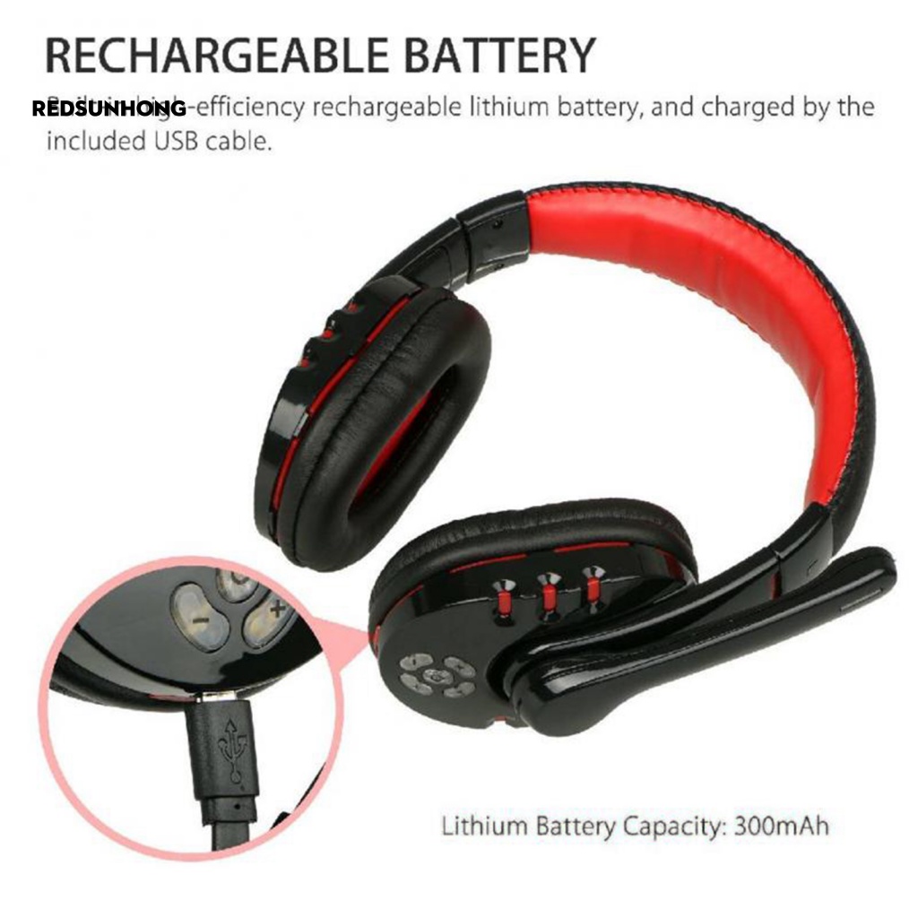[RSH.z] Wireless Headphone V8-1 Bluetooth-compatible 5.0 Stereo Gaming Headphone Stable Transmission