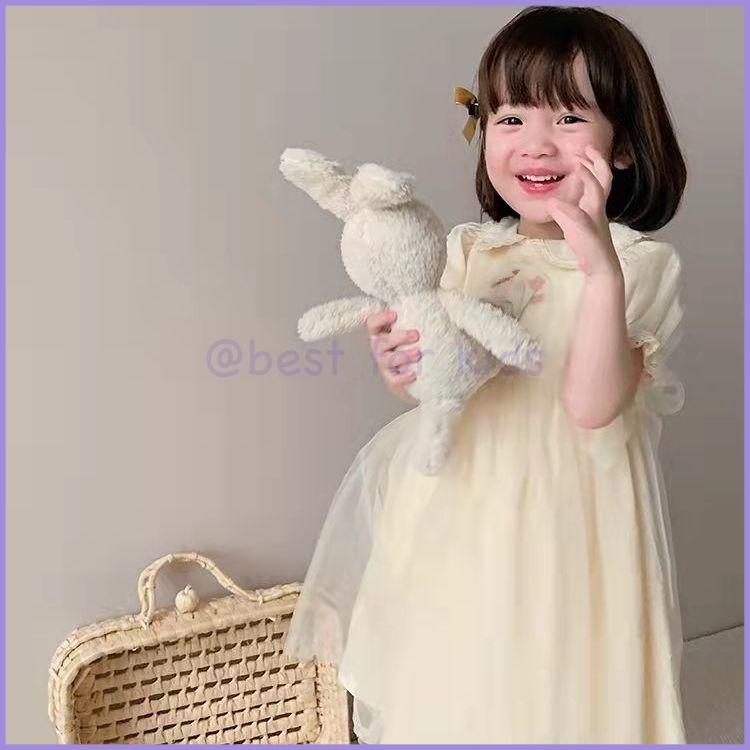 Đầm Công Chúa Cổ Búp Bê Thời Trang Mùa Hè Dành Cho Bé Gái 202