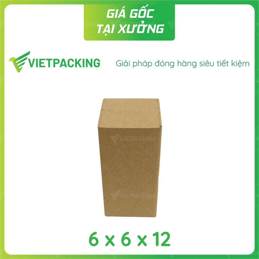 [SIÊU HOT] 50 Hộp carton đựng mỹ phẩm size 6x6x12 siêu đẹp