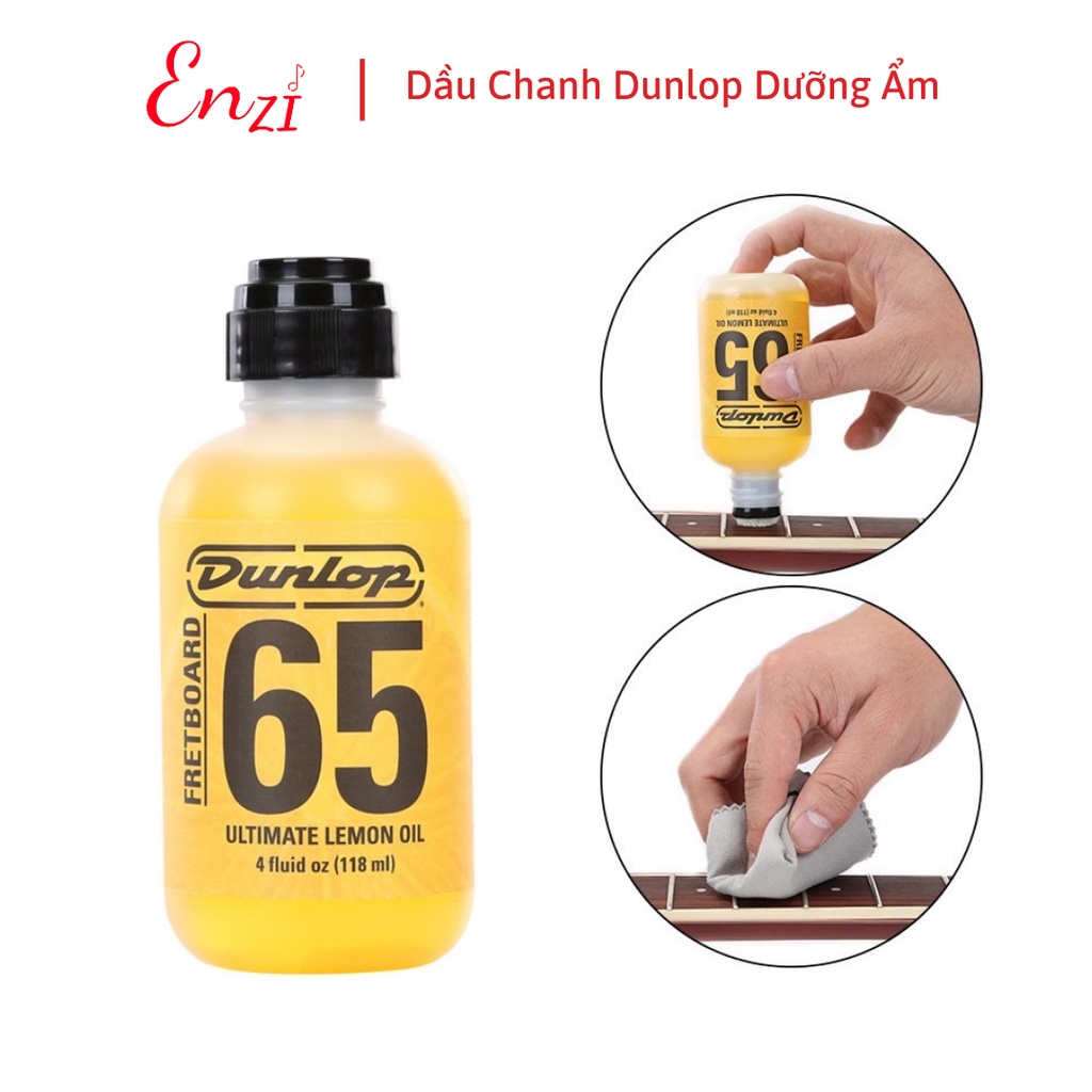 Dầu Dunlop Lau Dây Đàn Guitar chống gỉ mượt dây Dầu Dunlop Ultraglide String Cleaner &amp; Conditioner 65 6582 enzi