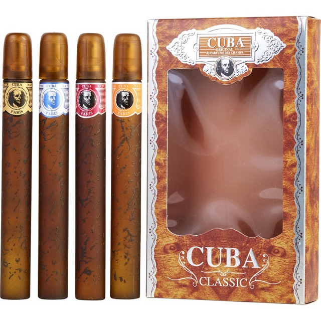 Set nước hoa CuBa For Men (4x35ml) - Chính Hãng