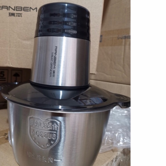 Máy xay thịt đa năng Ranbem Model 224A - cối inox