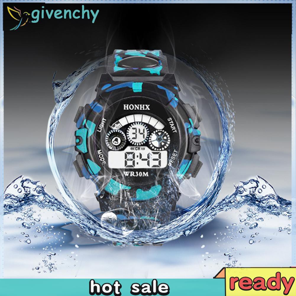 Đồng Hồ Điện Tử Đa Năng Chống Thấm Nước Cho Bé Trai