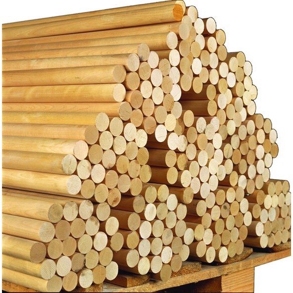Thanh gỗ thông tròn phi 20 và phi 25/ giá rẻ vô địch