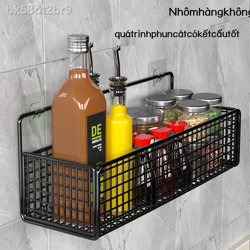 GIÁ SỈ] bk58ot2br9Giá nhà bếp hành gừng tỏi gia vị lưu trữ đồ tạo tác treo  tường kệ thoát nước giỏ đựng rau