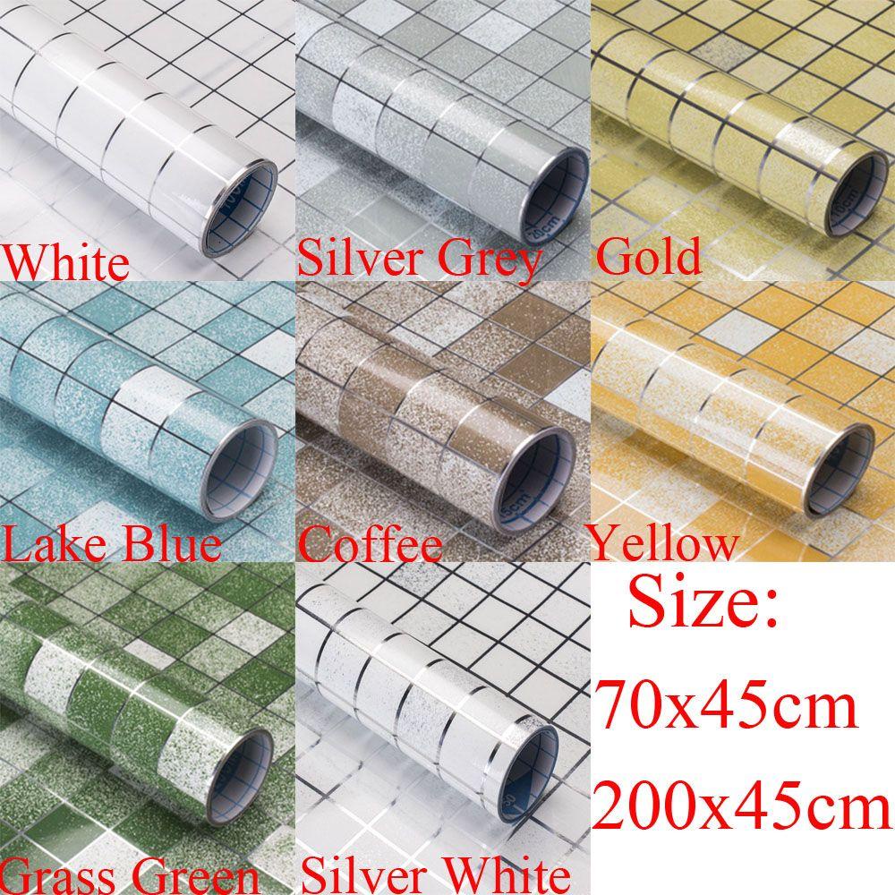 DORAW Giấy Dán Tường Chống Dầu Chống Nước Cho Nhà Bếp