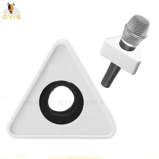 Gá Dán Logo Thương Hiệu Cho Micro Phỏng Vấn - Microphone Flag Box