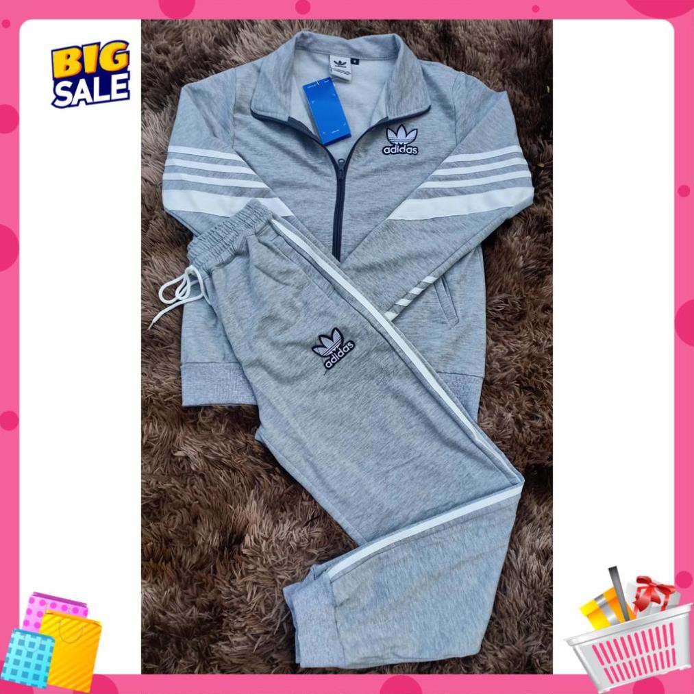 [Full size- không mũ] Bộ quần áo thể thao nữ thu đông nỉ da cá loại 1 nhãn hiệu DAS kiểu dáng sọc thời trang hottrend | BigBuy360 - bigbuy360.vn