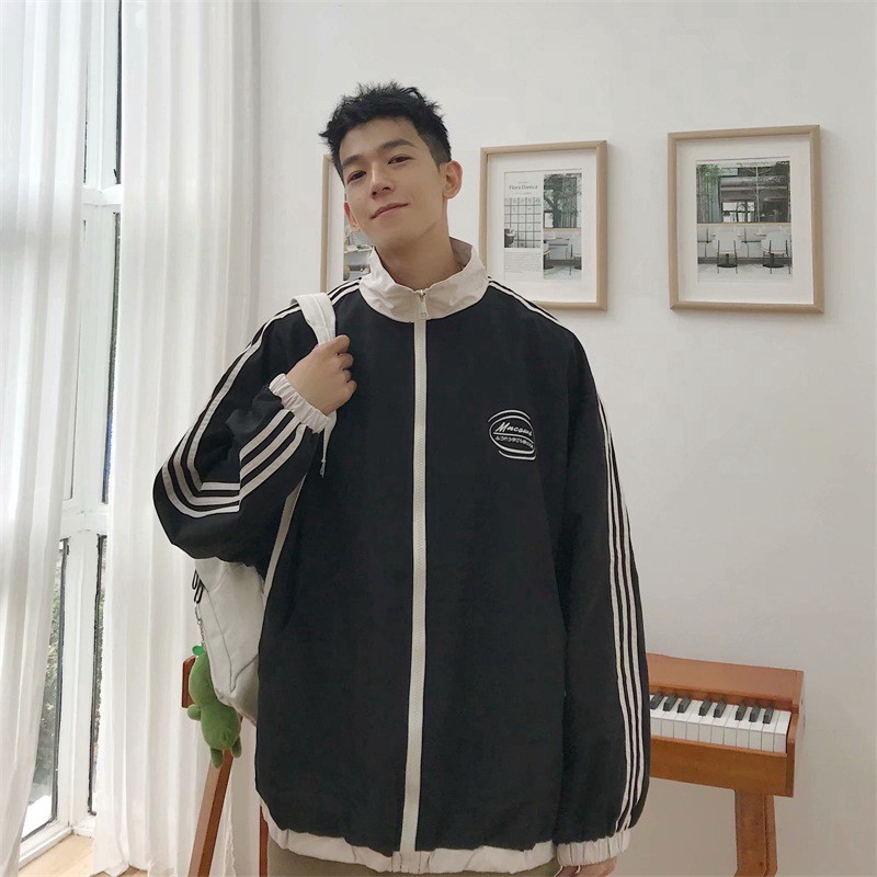 áo cardigan Áo Khoác Bomber Khóa Kéo Phong Cách Trẻ Trung Thời Trang Cho Na