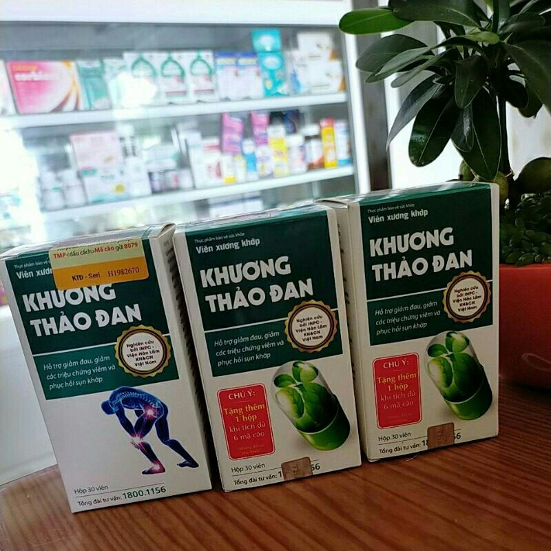Viên uống Khương Thảo Đan ⚡ CAM KẾT CHÍNH HÃNG ⚡ Viên uống hỗ trợ thoái hóa khớp, làm trơn và phục hồi