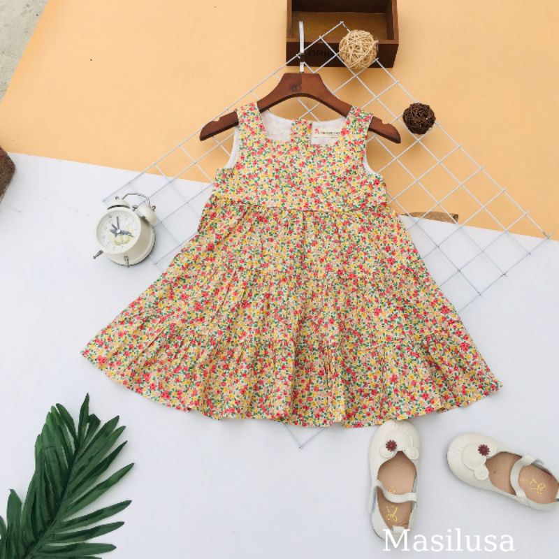 Đầm xòe  cho bé gái đẹp, xinh, cao size nhí và  Size đại đầm trẻ em 5, 6, 7, 8, 10 tuổi mặc mùa hè