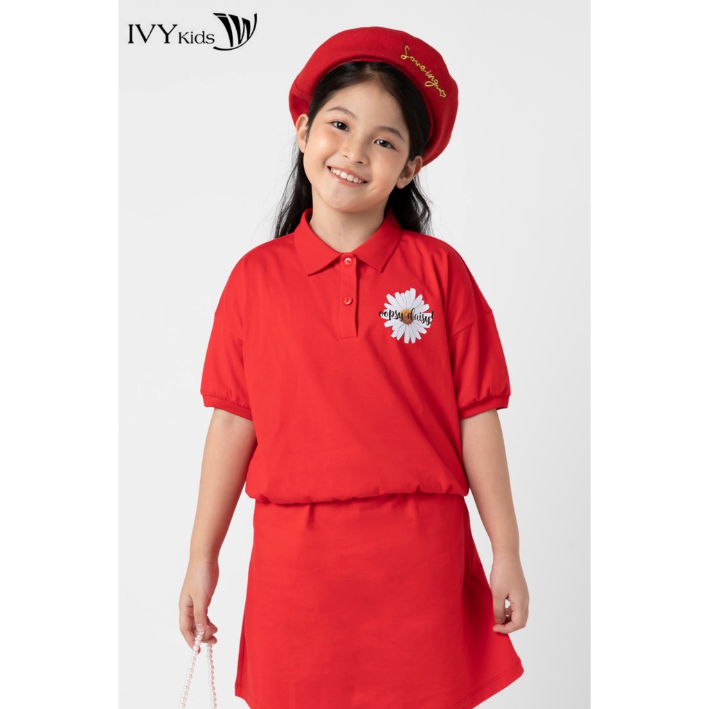 Bộ đồ áo và chân váy bé gái Have Fun IVY moda MS 57G1375