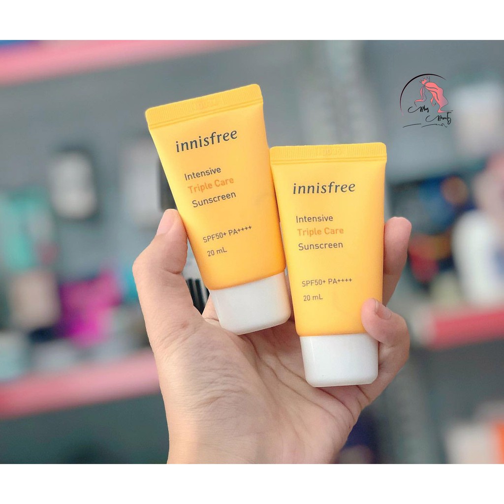 [SIÊU HOT MUA HÈ]KEM CHỐNG NẮNG INNISFREE HOA CÚC Intensive Triple Care Sunscreen SPF50+ Pa++++ 50ml | BigBuy360 - bigbuy360.vn