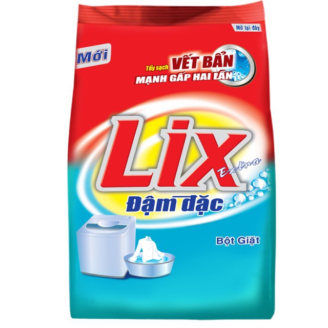 Bột Giặt LIX Đậm Đặc 800 gram siêu tiết kiệm
