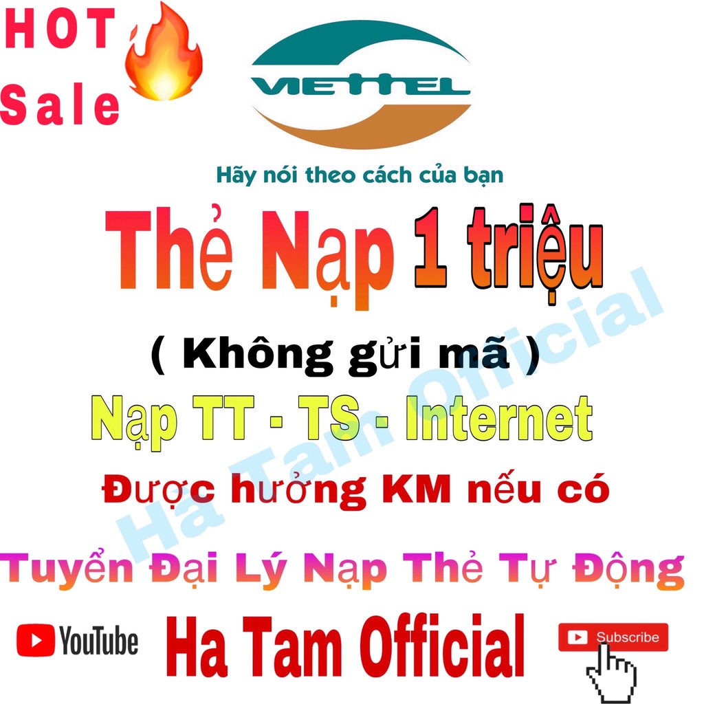 Thẻ Viettel 1.000.000