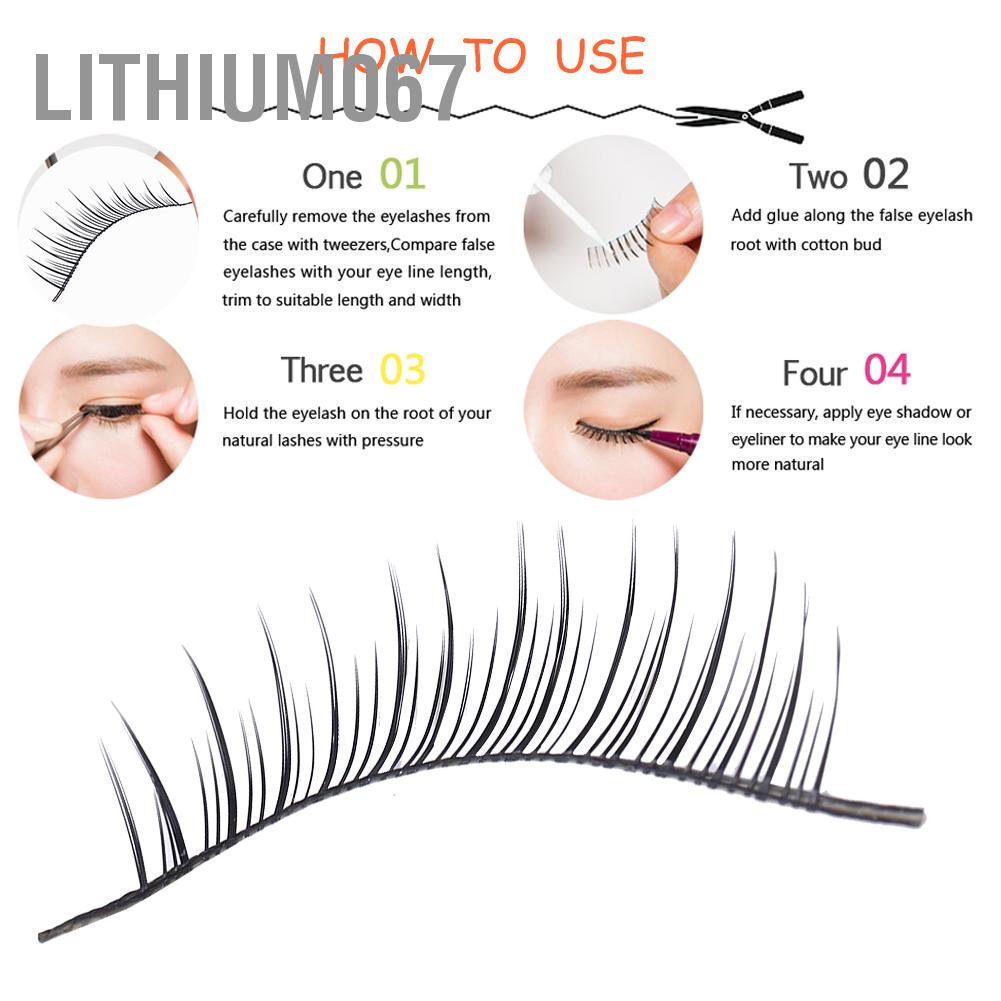 [Hàng mới về] 20 cái lông mi giả dài 10mm sợi mảnh cho hàng mi tự nhiên