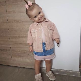 Khoác bò hồng zara