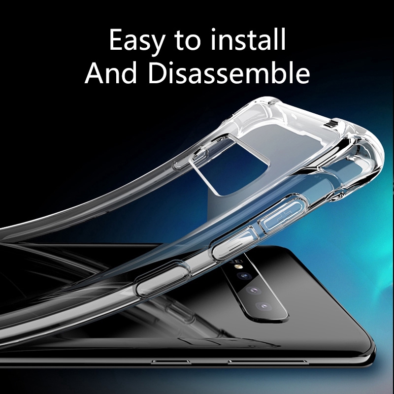 Ốp điện thoại TPU mềm chống va đập cho Samsung S10 Plus S10e