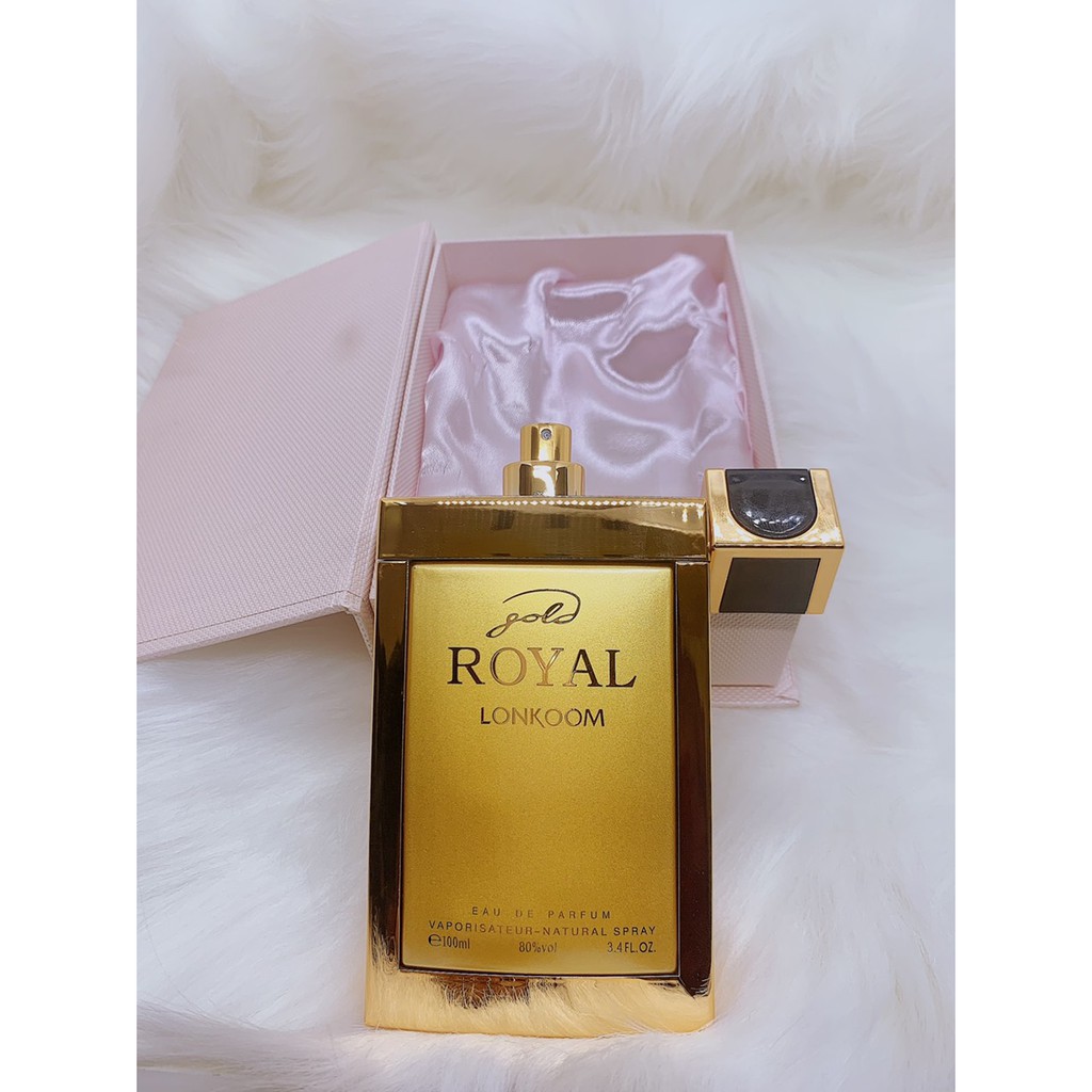 Nước Hoa Royal Vàng Lonkoom 100ml Lôi Cuốn