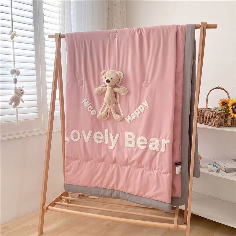 Bộ ga gối chăn trần hè đũi rất mềm msij , thoáng mát ,an toàn