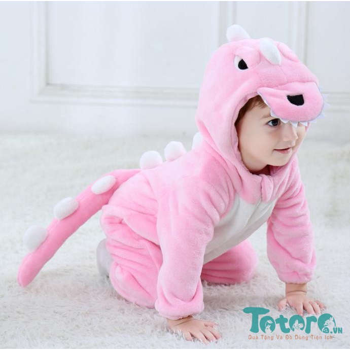 Bộ đồ liền thân hình thú em bé Khủng Long