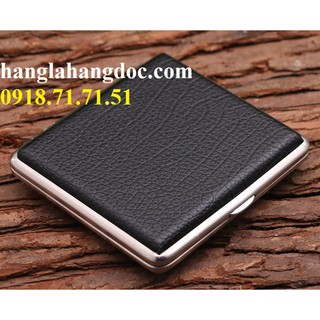 Hộp đựng thuốc lá inox bọc da Kuboy KC1-18 cao cấp