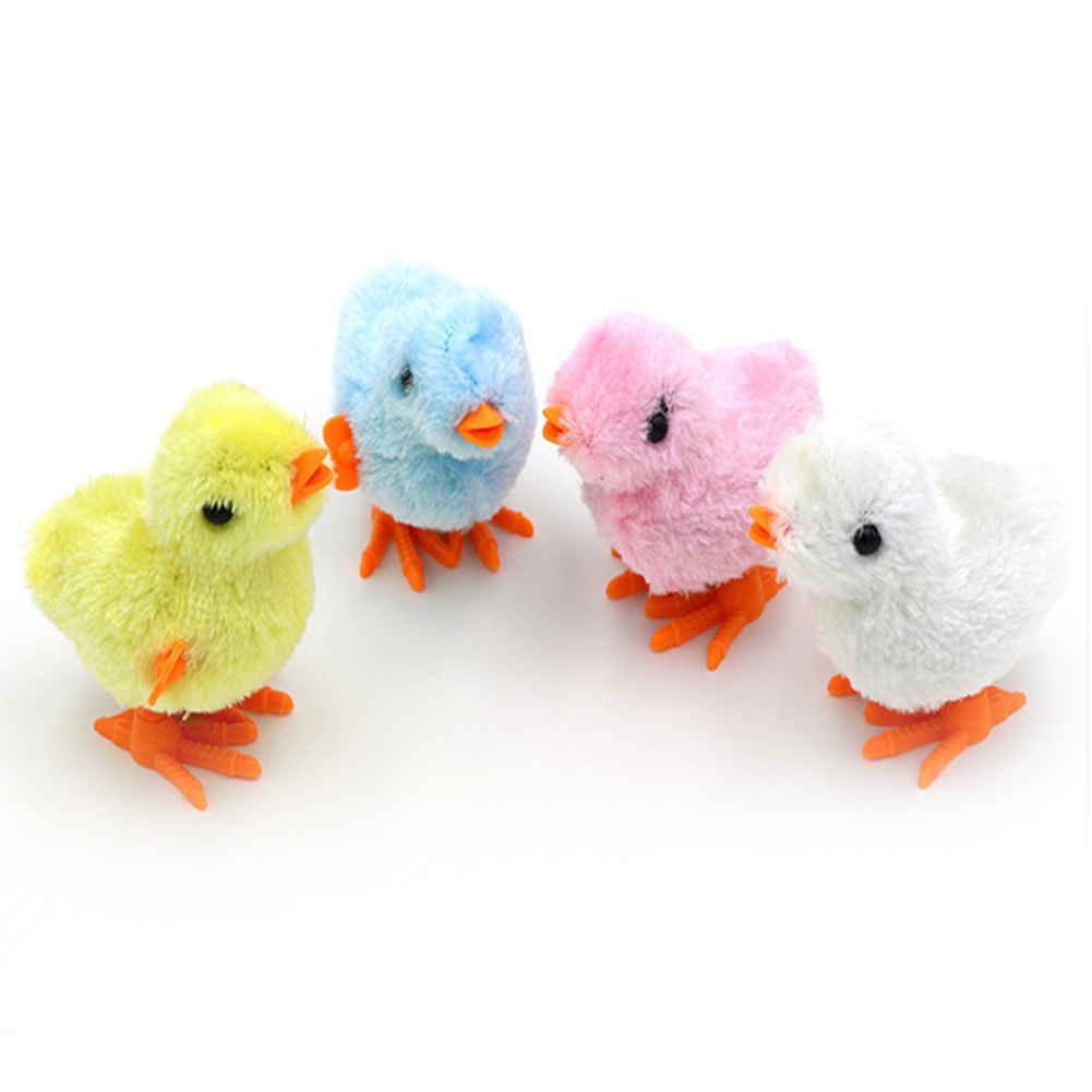 |Superbaby| Đồ Chơi Gà Nhồi Bông Lên Dây Cót Hoạt Hình Dễ Thương Cho Bé