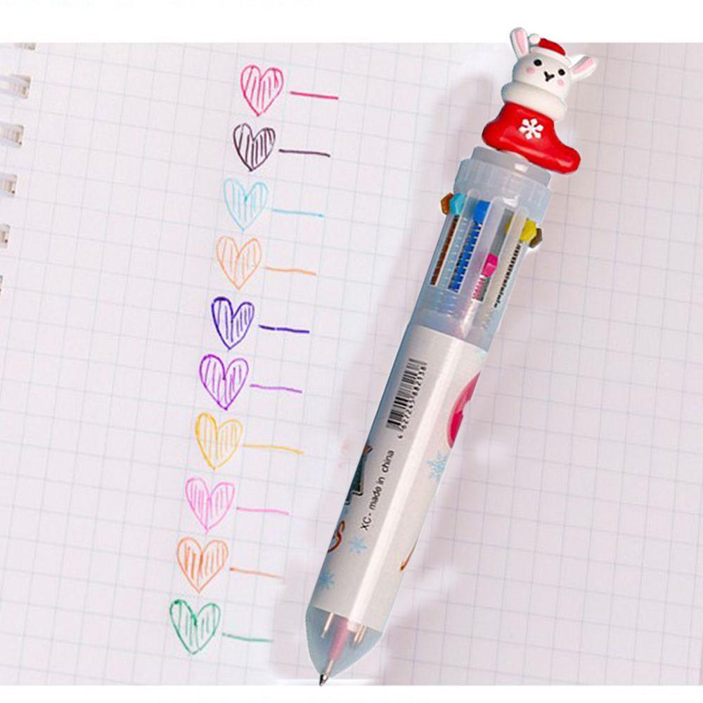 PEWANY Bút Bi Chủ Đề Giáng Sinh Nhiều Màu Sắc Dễ Thương