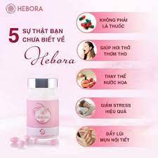 Viên Uống HEBORA Tỏa Hương Thơm Cơ Thể Khử Mùi Cải Thiện Sinh Lý Nữ